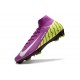 Nike Air Zoom Mercurial Superfly X Elite FG Lila Gul Vit