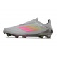 Fotbollsskor Adidas F50 Laceless FG Grå Rosa