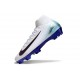 Nike Air Zoom Mercurial Superfly X Elite FG Vit Blå Svart