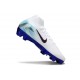 Nike Air Zoom Mercurial Superfly X Elite FG Vit Blå Svart
