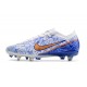 Nike Zoom Mercurial Vapor XV Elite SG Traction Vit Blå Röd 