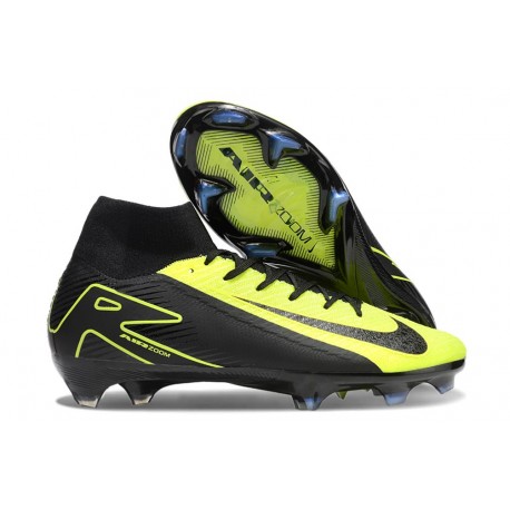 Nike Air Zoom Mercurial Superfly X Elite FG Svart Gul