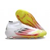 Adidas F50 Elite Mid FG Vit Röd Gul