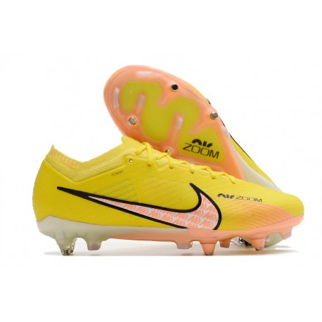 Nike Zoom Mercurial Vapor XV Elite SG Traction Lucent - Gul Rosa Svart
