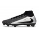 Nike Zoom Mercurial Superfly 10 Elite FG Svart Silver