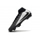 Nike Zoom Mercurial Superfly 10 Elite FG Svart Silver