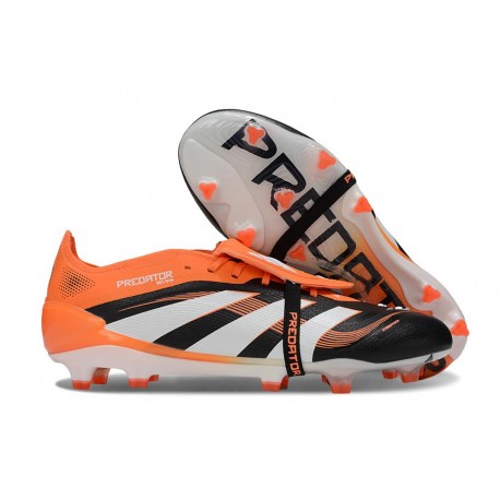 Adidas Predator Elite FT FG Svart Vit Orange