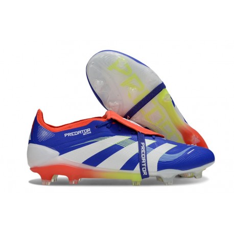 Adidas Predator Elite FT FG Blå Vit Röd 