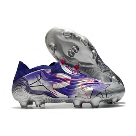 FOTBOLLSSKOR adidas Copa Sense+ FG Champions Code - Lila Silver Turkos