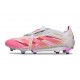 Adidas Predator Elite Foldover Tongue FG Vit Rosa Guld