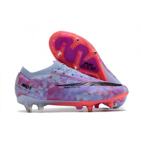 Nike Zoom Mercurial Vapor XV Elite SG Traction Dream Speed 6 - Cobalt Bliss Svart Fuchsia Dream