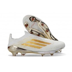Adidas F50+ Laceless FG Vit Gold