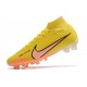 Nike Air Zoom Mercurial Superfly 9 Elite AG Lucent - Gul Rosa Svart