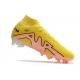 Nike Air Zoom Mercurial Superfly 9 Elite AG Lucent - Gul Rosa Svart