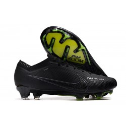 Nike Zoom Mercurial Vapor 15 Elite FG Shadow - Svart Grå Vit Neon