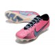 Nike Zoom Mercurial Vapor 15 Elite FG Rosa Silver
