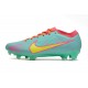 Nike Zoom Mercurial Vapor 15 Elite FG Blå Gul Rosa
