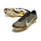 Nike Air Zoom Mercurial Vapor XV Elite FG Svart Guld Silver