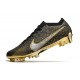 Nike Air Zoom Mercurial Vapor XV Elite FG Svart Guld Silver
