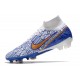 Nike Air Zoom Mercurial Superfly IX Elite FG Vit Blå Guld