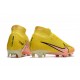 Nike Air Zoom Mercurial Superfly IX Elite FG Lucent - Gul Rosa Svart
