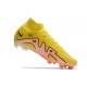 Nike Air Zoom Mercurial Superfly IX Elite FG Lucent - Gul Rosa Svart