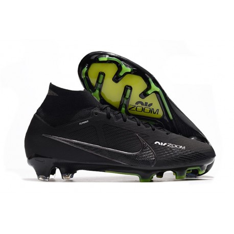 Nike Air Zoom Mercurial Superfly IX Elite FG Shadow - Svart Grå Vit Neon