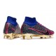 Nike Air Zoom Mercurial Superfly IX Elite FG Blå Rosa Svart