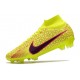 Nike Zoom Mercurial Superfly 9 Elite DF FG Gul Röd 