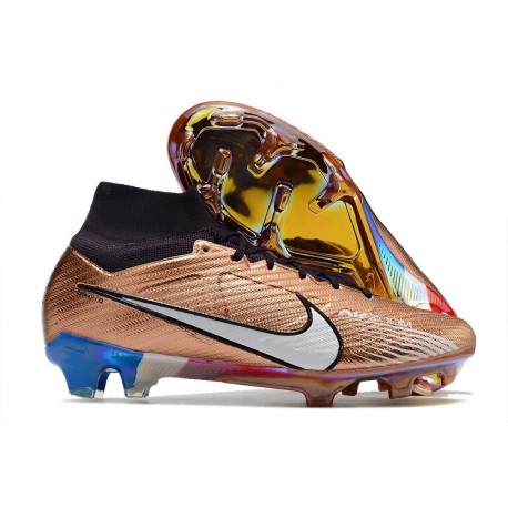 Nike Zoom Mercurial Superfly 9 Elite DF FG SE X Mbappe Guld